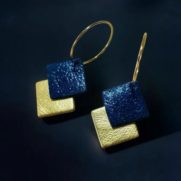 Boucles créoles cuir Adalis