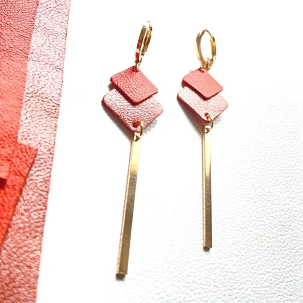 Boucles cuir Ada