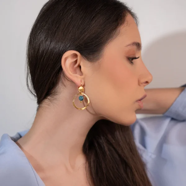 Boucles d'oreilles dorées Venezia