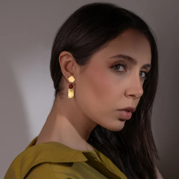 Boucles d'oreilles dorées Pisa