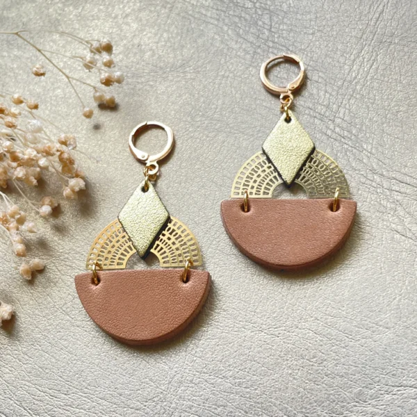 Boucles cuir Echo