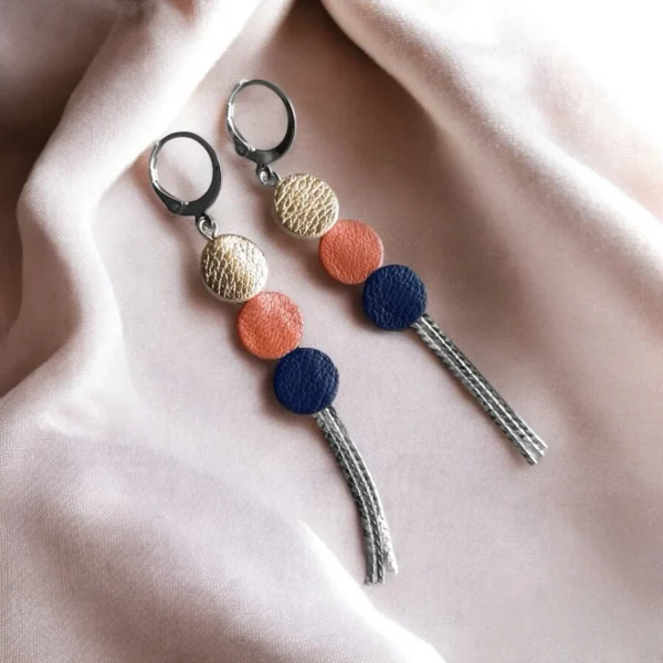 Boucles d'oreilles argentées Janis