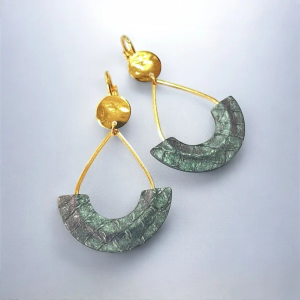 Boucles cuir marin ANOUSH