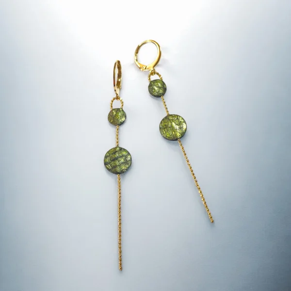 Boucles cuir marin LYRE