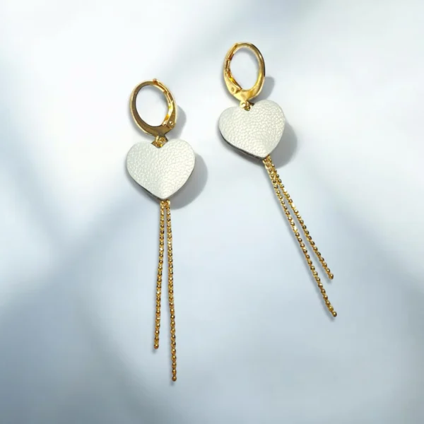 Boucles d'oreilles cuir Daphné