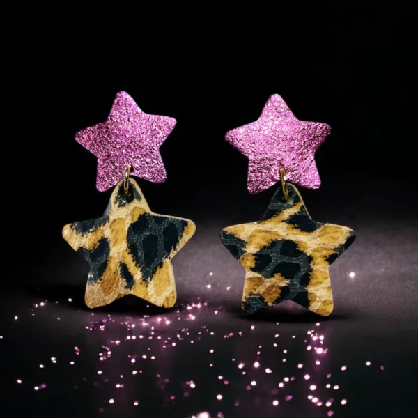 Boucles cuir Starlettes