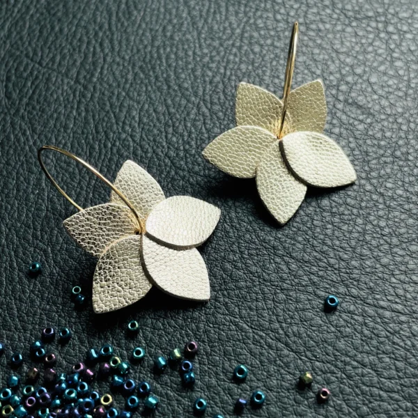 Boucles d'oreilles cuir Jasmin