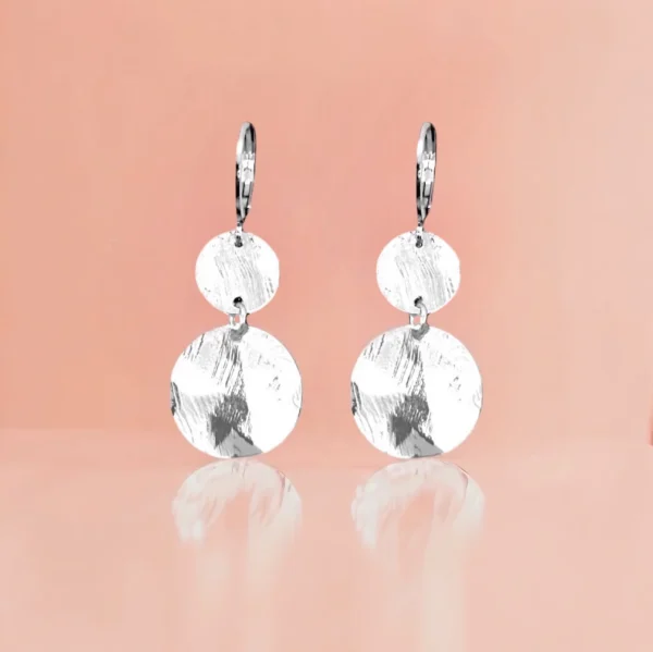 Boucles d'oreilles argentées Valencia