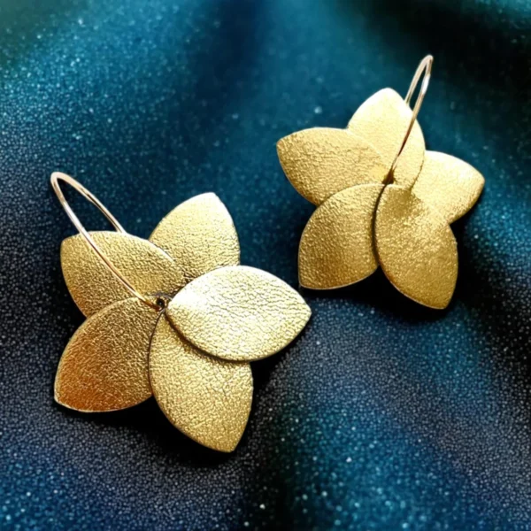 Boucles d'oreilles cuir Tiara