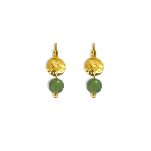Boucles d'oreilles dorées Imperia