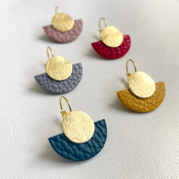 Boucles cuir Téthys