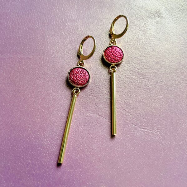 Boucles cuir Nida