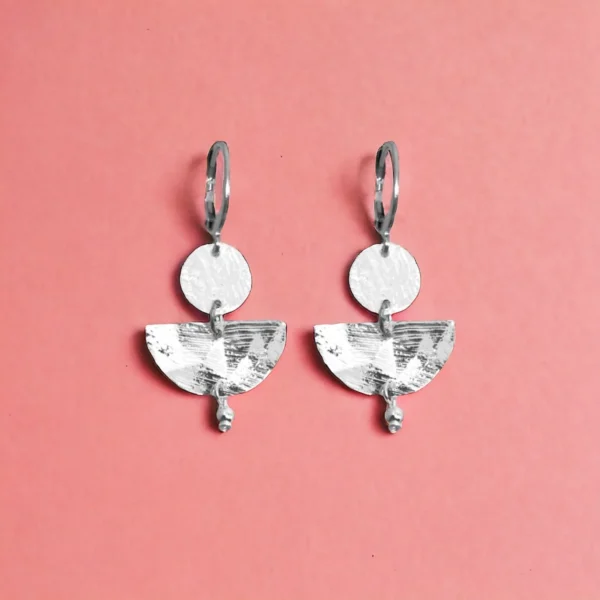 Boucles d'oreilles argentées Sevilla