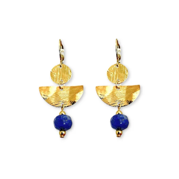 Boucles d'oreilles dorées Modena