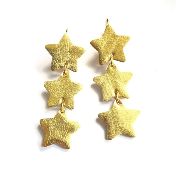 Boucles cuir Starlight