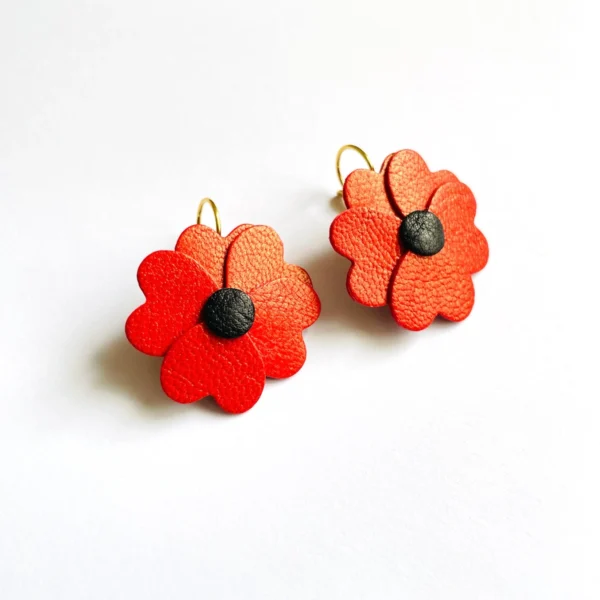 Boucles cuir Lalie