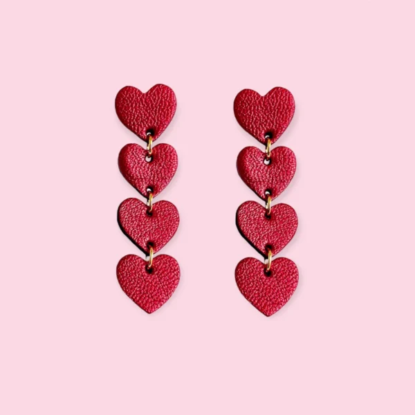 Boucles d'oreilles cuir Tamaya