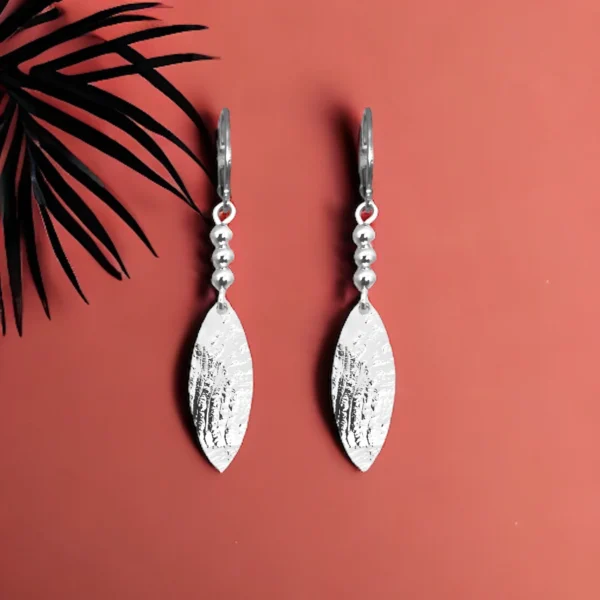 Boucles d'oreilles argentées Albacete