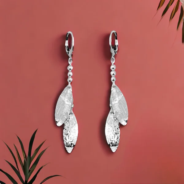 Boucles d'oreilles argentées Tarragona
