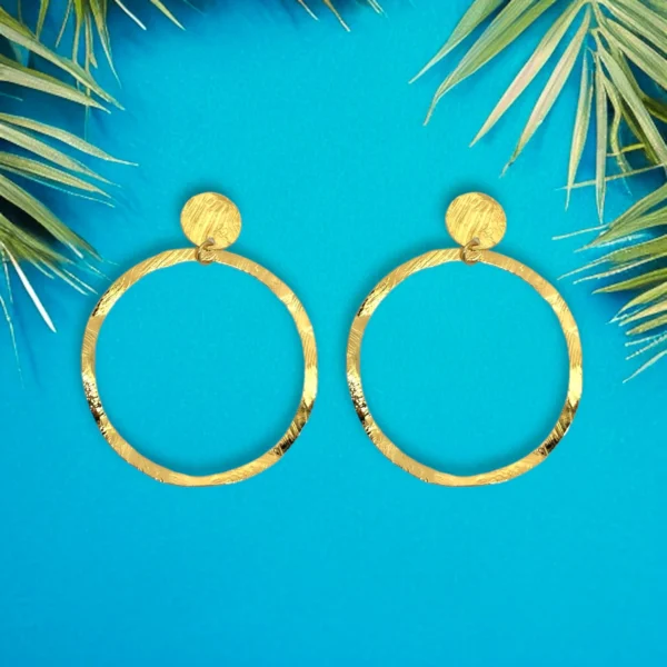 Boucles d'oreilles dorées Cordoba