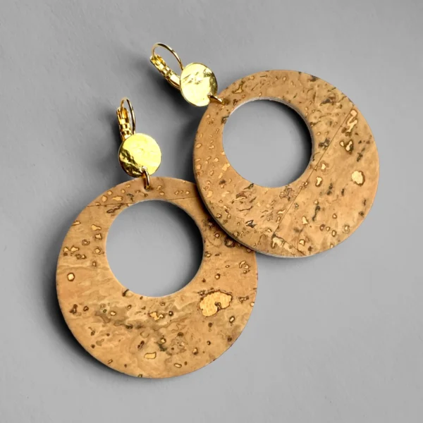 Boucles d'oreilles liège Zoa