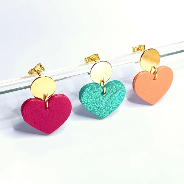Boucles d'oreilles cuir Mims