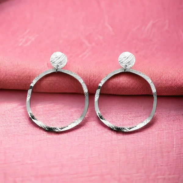 Boucles d'oreilles argentées Cordoba