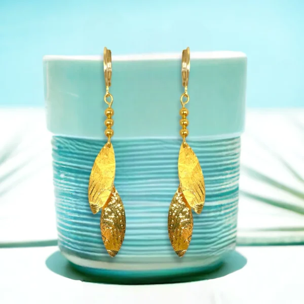 Boucles d'oreilles dorées Tarragona
