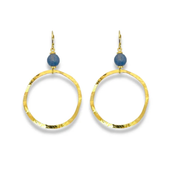 Boucles d'oreilles dorées Syracuse