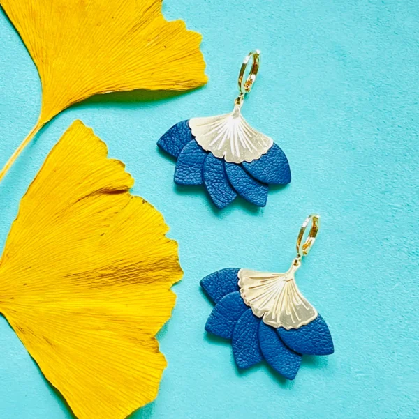 Boucles cuir Ginka