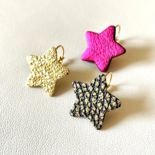 Boucles cuir Diva