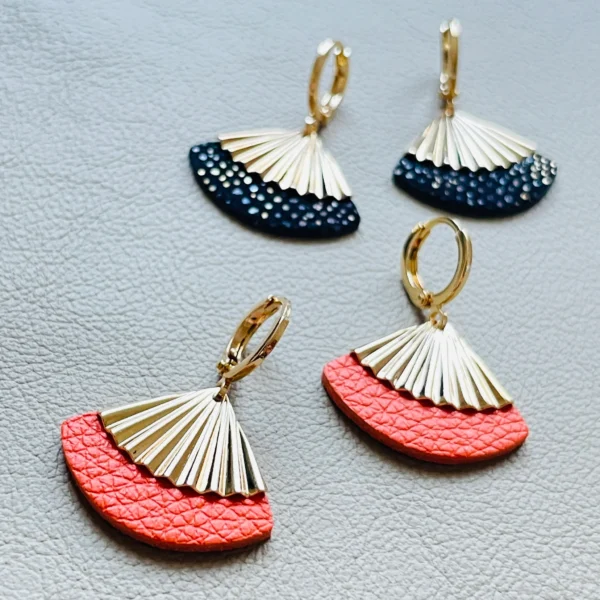 Boucles cuir Alya