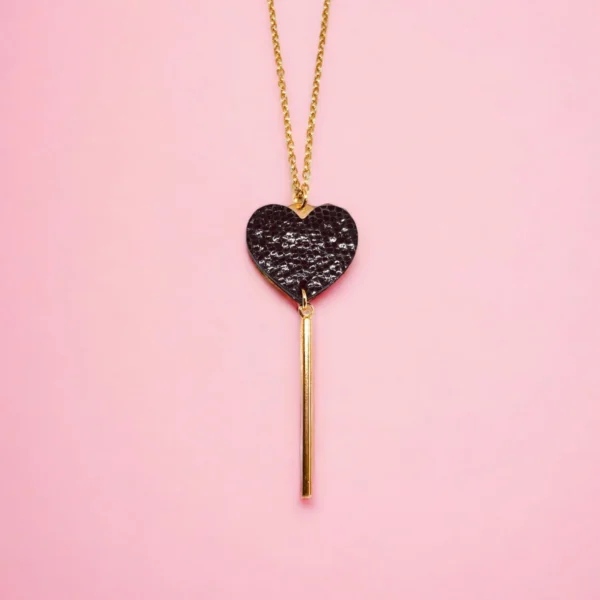 Collier cuir Félicie