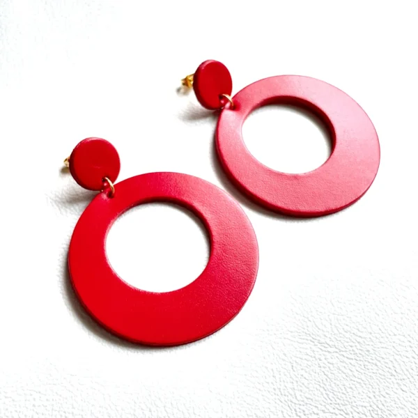 Boucles d'oreilles cuir LOLA