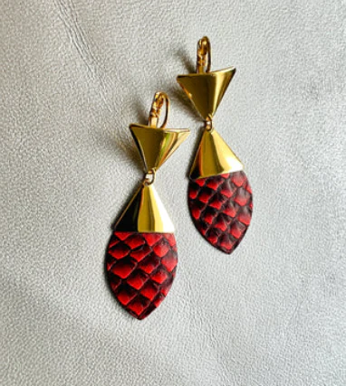 Boucles cuir marin AKTIS