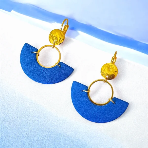 Boucles d'oreilles cuir Artea